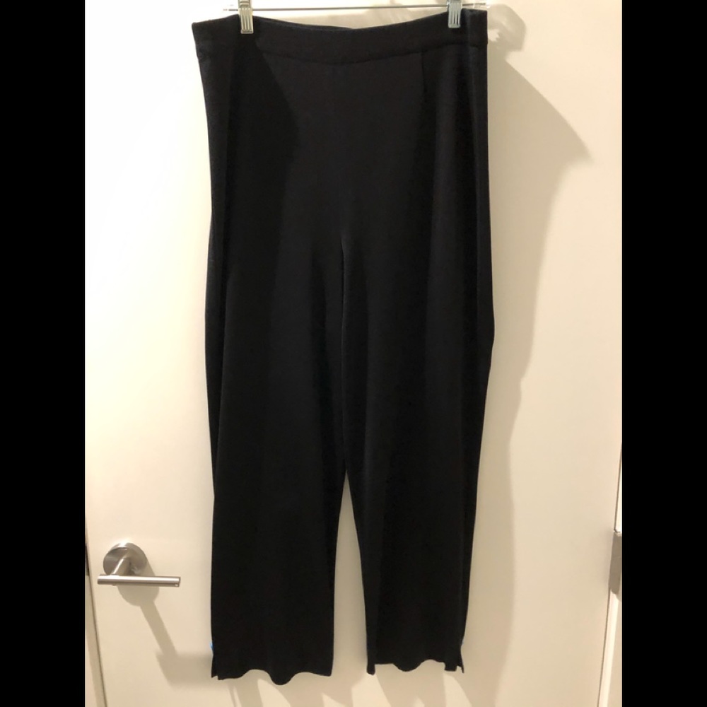 Knit slacks.